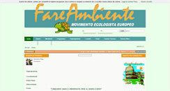 Desktop Screenshot of fareambiente.it